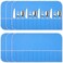 Saintrygo 6 Pieces Silver Storage Bags Anti Tarnish Silver Protector Bags Blue Holder for Silverware Flatware Storage Organizer Cloth Place Setting Roll with White Ribbon for Kitchen Utensils