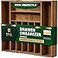 ROYAL CRAFT WOOD Luxury Bamboo Kitchen Drawer Organizer Silverware Organizer Utensil Holder and Cutlery Tray with Grooved Drawer Dividers for Flatware and Kitchen Utensils 9 Slot Brown Bamboo