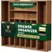 ROYAL CRAFT WOOD Luxury Bamboo Kitchen Drawer Organizer Silverware Organizer Utensil Holder and Cutlery Tray with Grooved Drawer Dividers for Flatware and Kitchen Utensils 9 Slot Brown Bamboo
