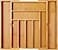 BAMEOS drawer organizer flatware organizer cutlery tray silverware organizer expandable adjustable bamboo drawer organizer kitchen bathroom