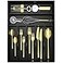 WUSHIZHUHUN Utensil Organizer Silverware Drawer Organizer 7 Slots Bamboo Silverware Tray For Kitchen Cutlery Office Supplies Makeup Desk Storage Garage Tool Organization W13x L17 Black