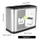 FAMIWIN Silverware Cutlery Organizer Stainless Steel Kitchen Utensil Holder with 4 Compartments for Counter Caddy Organizer for Faltware Spoon Fork and Tool