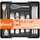 Lifewit Expandable Silverware Organizer Plastic Utensil Tray for Kitchen Drawer BPA Free Flatware Cutlery Holder SpaceSaving Storage for Spoons Forks Knives 8514 x 12 x 15 inch Black