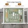 ukeetap Extra Large Expandable Silverware Organizer BPAFree FoodSafe Cutlery Flatware Organizer Kitchen Utensil Drawer Organizer Adjustable Silverware Holder for Spoons Forks Knives Green