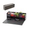 Prepdeck Gen 2 Recipe Prep Storage Station 8 Essential Tools Deluxe Cutting Board 14 Plastic Containers SuperSeal Lids Removable Trash Compartments Tablet Stand Included Midnight Black