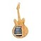 Kikkerland Bamboo Guitar Cutting Board Kitchen Essentials for Cooking Baking Homesteading Homemaking Supplies