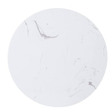 ACKEIVTO Round Marble Cheese Cutting Board Plates White 78IN