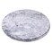 Flexzion Round Marble Cutting Board for Kitchen 12 Inch Marble Cheese Board Slab for Baking Charcuterie Pastry NonStick Heat Resistant Stone Serving Board for Countertop White