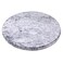 Flexzion Round Marble Cutting Board for Kitchen 12 Inch Marble Cheese Board Slab for Baking Charcuterie Pastry NonStick Heat Resistant Stone Serving Board for Countertop White