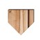 Baseball BBQ 12 Home Plate Cutting Board Kitchen BBQ Accessory for Baseball Fans Wood for Chopping Prep or Charcuterie Made in USA
