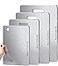 DiiuuAII Titanium Cutting Boards for Kitchen DualSided Stainless Steel Cutting Board Hangable Design Easy to Clean Durable and RustResistant for Meat Vegetables Fruits
