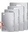 DiiuuAII Titanium Cutting Boards for Kitchen DualSided Stainless Steel Cutting Board Hangable Design Easy to Clean Durable and RustResistant for Meat Vegetables Fruits