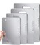 DiiuuAII Titanium Cutting Boards for Kitchen DualSided Stainless Steel Cutting Board Hangable Design Easy to Clean Durable and RustResistant for Meat Vegetables Fruits