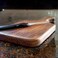 Brazos Home Dark Walnut Wood Cutting Board for Kitchen Seasoned Chopping Board Wood Cheese Board Charcuterie Platter Ideal for Serving or Chopping Fruit Vegetables Cheese or Meat 11x6 Small