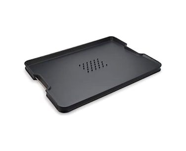 Joseph Joseph CutCarve Plus NonSlip MultiFunction DoubleSided Cutting Board for Food Preparation and Carving Dishwasher Safe Large Black