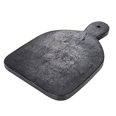 Bloomingville Wide Marble Cutting or Charcuterie Board with Handle Black