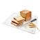 HIFOGANG Small Glass Cutting BoardClear Tempered Glass for Kitchen 1 Pcs 8x12with Rubber FeetNonSlipDurable Shatter ResistantDishwasher SafeScratch ResistantHeat Resistant