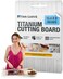 FREEZE2TRIM Titan Carve Titanium Cutting Board DoubleSided Metal Chopping Board for Kitchen Dishwasher Safe Easy to Clean Titan Carve Lightweight Prep Surface for Meat Vegetables Fruit 134 x 9 in