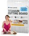 FREEZE2TRIM Titan Carve Titanium Cutting Board DoubleSided Metal Chopping Board for Kitchen Dishwasher Safe Easy to Clean Titan Carve Lightweight Prep Surface for Meat Vegetables Fruit 134 x 9 in