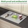 FXUKM Buytto Stainless Steel Cutting Board Kitchen Titanium Cutting Board Double Sided Chopping Board For Cutting Meat Vegetable Fruit 134L x 9W