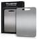 Tivano Original Tivano TitaniumShield Cutting Board 12x8 Metal Pro Ultra Durable Dishwasher Safe Heat Resistant Odor Stain Free Knife Friendly Non Toxic Kitchen Board 1