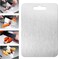Yainmos Titanium Cutting Board 100 Pure Titanium Cutting Boards for Kitchen Upgrade Hygiene Durability FoodGrade Cutting Boards for Meat Fruit Vegetable154L x 11W
