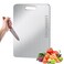 BLOCE Titanium Cutting Board for Kitchen Metal Non Stick Chopping Board Upgrade Double Sided FoodGrade Titanium Board for Kitchen for Meat Cheese Vegetable XMedium 134 9 Inch