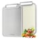 Sumzzz Stainless Steel Cutting Board for Kitchen 2in1 DoubleSided Chopping Board Dishwasher Safe Food Grade Stainless SteelPP Easy to Clean Large Size NonSlip 1611