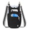Telena Water Bottle Holder with Strap RFID Crossbody Bags for Women for Walking Hiking Cycling Black