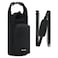 Ceneda Water Bottle Carrier Bag with Phone Pocket 32oz 40oz Tumbler Insulated Water Bottle Holder with Adjustable Shoulder Strap Carrier Sling Bag Black