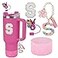 LA KEN DU Use for Stanley Cup Accessories Charms 40oz 30ozCompatible with Stanley Cup Letter Charms for Handle Silicone BootStraw Cover Topper StickerS