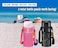 MZTUE 2Pcs Water Bottle Carrier with Strap Lightweight Portable Bag with Adjustable Shoulder Strap WaterBottle Holder for Hiking Walking Travel Cycling Gym