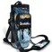 ARTSO Water Bottle Carrier Bag Sling Holder Pouch 25oz 32oz 40oz 64oz Insulated Water Bottle Sleeve Case Cover with Adjustable Shoulder Hand Strap Pocket for Men Women Hiking Camping Blue Marble