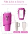 dabria Water Bottle Carrier Bag with Phone Pocket for Stanley 4030 oz Tumbler Neoprene Water Bottle Holder Pouch with Adjustable Strap Bollus with Straw Cover for Stanley Cup Accessories