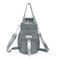 BAVELOE Water Bottle Holder with Strap Phone Pocket 32oz 40oz 64oz Tumbler Water Bottle Carrier Sling Bag Crossbody Grey