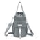 BAVELOE Water Bottle Holder with Strap Phone Pocket 32oz 40oz 64oz Tumbler Water Bottle Carrier Sling Bag Crossbody Grey