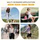 Telena Water Bottle Holder with Strap RFID Crossbody Bags for Women for Walking Hiking Cycling Purple