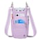 Telena Water Bottle Holder with Strap RFID Crossbody Bags for Women for Walking Hiking Cycling Purple