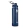 Takeya Actives Stainless Steel Water Bottle Insulated Spout Lid Keeps Drinks Cold 24 Hrs Leakproof Durable Dishwasher Safe Ideal for Gym Travel Fits Most Cup Holders 24 ozMidnight Blue