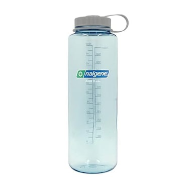 Nalgene 48 oz Wide Mouth Water Bottle BPAFree Durable Leak Proof Large Lightweight for Hiking Gym Sports Seafoam