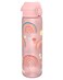 Ion8 Leak Proof Slim Water Bottle 500ml18oz Pink Rainbow BPAFree Odor Resistant Recyclon Polymer with OneTouch Flip Lid Carry Loop No Straw Dishwasher Safe CupholderBackpack Friendly