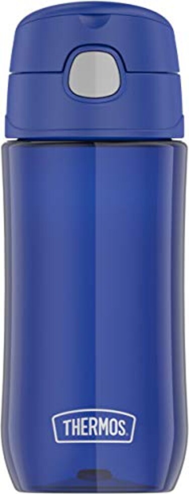 THERMOS FUNTAINER 16 Ounce Plastic Hydration Bottle with Spout Blueberry