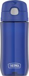 THERMOS FUNTAINER 16 Ounce Plastic Hydration Bottle with Spout Blueberry