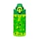 Zak Designs Sage Minecraft Kids Water Bottle For School or Travel 16oz Durable Plastic Water Bottle With Straw Handle and LeakProof PopUp Spout Cover Creeper