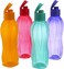 Tupperware Aquaslim Flip Top Water Bottle 750ml 4pcs set multicolor