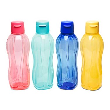 Tupperware Fliptop Water Bottle Set 750Ml Set Of 4