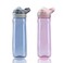 DEARART 2Pack 26oz Grey Water Bottle and Pink Water Bottles Without Straw AUTOSPOUT BPA FREE Has Handle Easy Carried Suit Office Gym Work School Travel etc