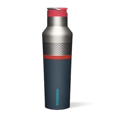 Corkcicle Marvel Sport Canteen TripleInsulated Stainless Steel Water Bottle Straw Cap Folding Metal Handle Summer Drinkware Gift Keeps Drinks Ice Cold Thor 20 oz