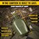 M-Tac MTac Canteen Water Bottle 1 Quart Water Canteen 34 Oz1L Tactical Water Bottle for Military Hiking Camping Survival Olive