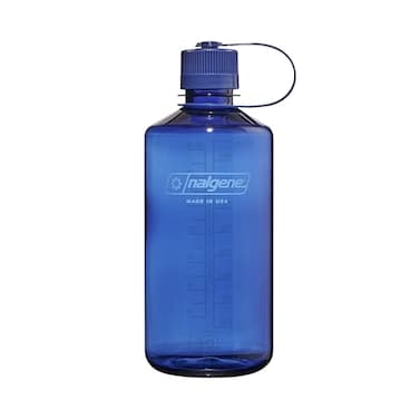 Nalgene 32 oz Narrow Mouth Water Bottle BPAFree Durable Leak Proof Lightweight Bottle for Hiking Gym Travel Denim